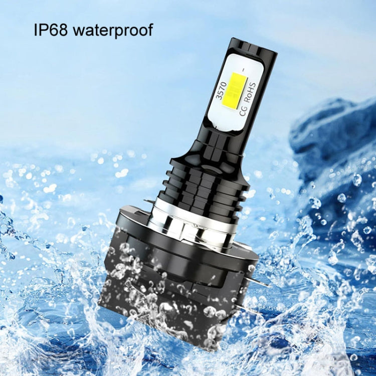 2pcs H11B 3570 2LED 80W Car Headlight Bulbs High Bright Fog Lights(Yellow) - Fog / Driving Lights by PMC TechLife | Online Shopping South Africa | PMC TechLife | Buy Now Pay Later Mobicred