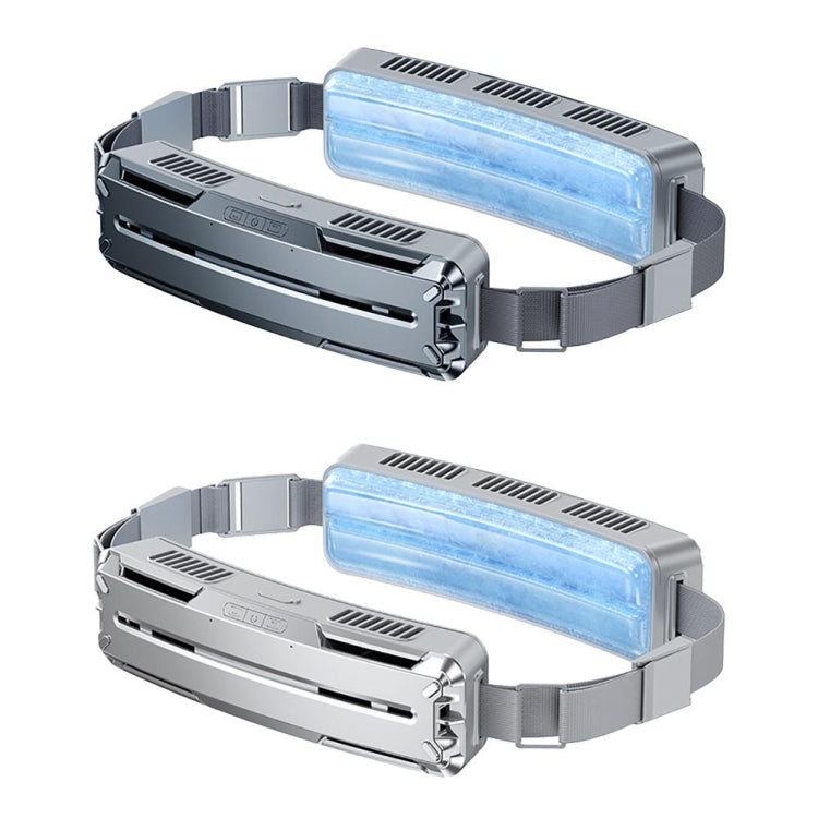 Ice Belt Outdoor Sports Cooling Fan Portable Mini Waist Fan(Silver Gray) - Electric Fans by PMC TechLife | Online Shopping South Africa | PMC TechLife | Buy Now Pay Later Mobicred