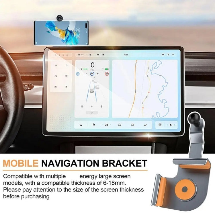 Car Screen Phone Holder Base For Tesla Model 3 And Other Models, Model: Base + Magnetic Stand - free shipping - PMC TechLife - Order now!