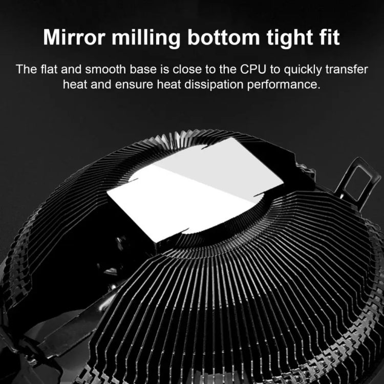 COOLMOON CPU Cooler Desktop Computer Auto Color Change Multi-Platform Mute Cooling Fan(Colorful Fine Aperture) - Fan Cooling by COOLMOON | Online Shopping South Africa | PMC Jewellery | Buy Now Pay Later Mobicred