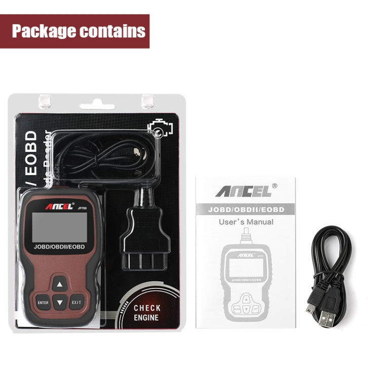 Ancel JOBD+EOBD/OBD-II Car Error Code Diagnostic scanner - Electronic Test by Ancel | Online Shopping South Africa | PMC Jewellery | Buy Now Pay Later Mobicred