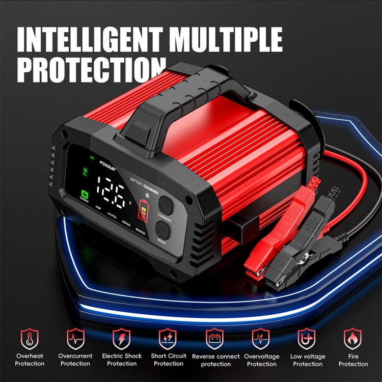 FOXSUR 25A 12V/24V Portable High-Power Car Ship Motorcycle Charger(EU Plug) - free shipping - PMC TechLife - Order now!