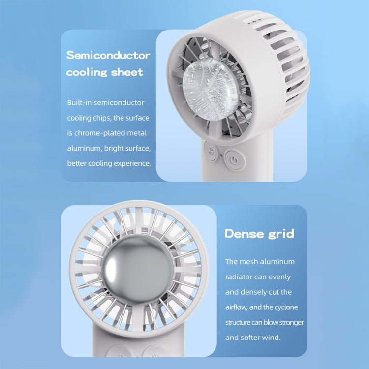 Outdoor Handheld Ice Air Conditioning Fan Astronaut Night Light Semiconductor Cooling Fan(White) - Electric Fans by PMC Jewellery | Online Shopping South Africa | PMC Jewellery | Buy Now Pay Later Mobicred