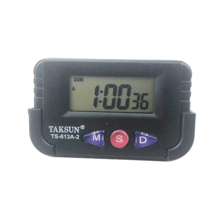 TAKSUN TS-613A-2 LED Display Electronic Car Clock Double-sided Glue Car Clock - Clocks & Car Meters by TAKSUN | Online Shopping South Africa | PMC TechLife | Buy Now Pay Later Mobicred