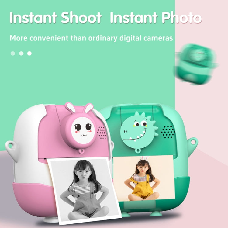 A19B 2.0-Inch 720P HD Reversible Camera Cartoon Children Mini Digital Printing Camera(Pink) - Children Cameras by PMC TechLife | Online Shopping South Africa | PMC TechLife | Buy Now Pay Later Mobicred