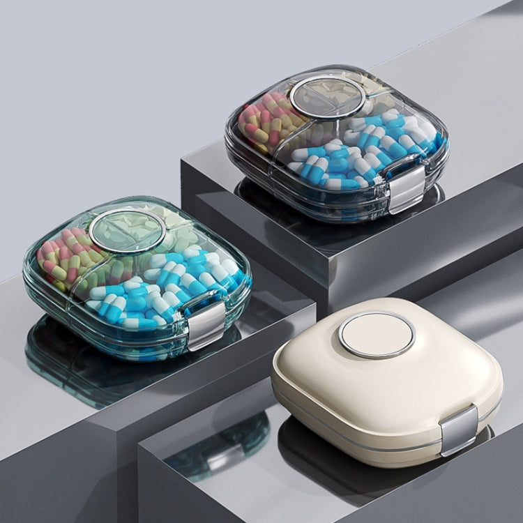 Multi-functional Portable Mini Pill Dispenser Organizer(Cream) - free shipping - PMC TechLife - Order now!