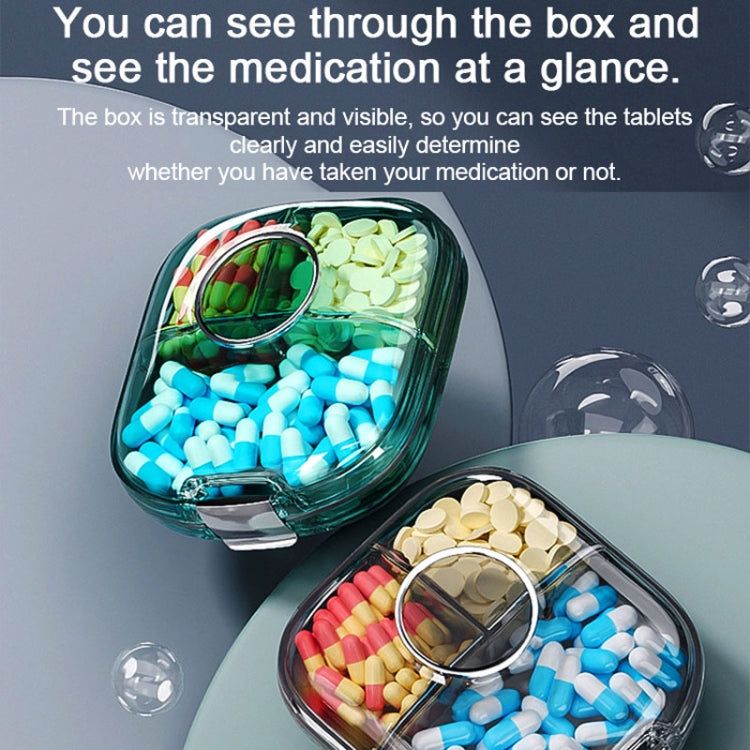Multi-functional Portable Mini Pill Dispenser Organizer(Cream) - free shipping - PMC TechLife - Order now!