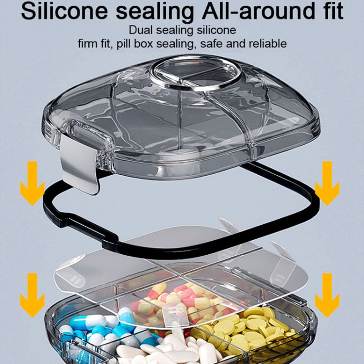 Multi-functional Portable Mini Pill Dispenser Organizer(Cream) - free shipping - PMC TechLife - Order now!