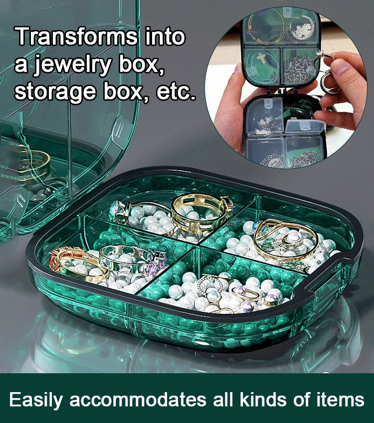 Multi-functional Portable Mini Pill Dispenser Organizer(Cream) - free shipping - PMC TechLife - Order now!