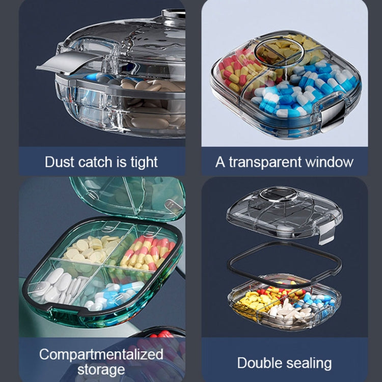 Multi-functional Portable Mini Pill Dispenser Organizer(Cream) - free shipping - PMC TechLife - Order now!