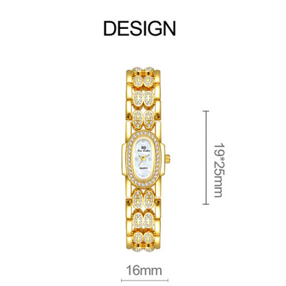 BS Bee Sister Stainless Steel Ladies Bracelet Watch Diamond Wristwatch(Classic Silver) - Metal Strap Watches by BS Bee Sister | Online Shopping South Africa | PMC Jewellery | Buy Now Pay Later Mobicred