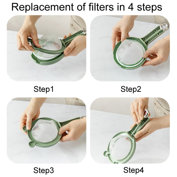 Household Soymilk Strainer Kitchen Juicer Residue Filter(Beige) - Filters by PMc TechLife | Online Shopping South Africa | PMc TechLife | Buy Now Pay Later Mobicred