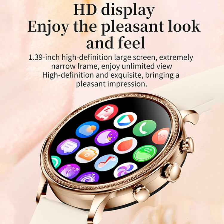 V60 1.39 Inch Health Monitoring Multifunctional Waterproof Bluetooth Call Smart Watch, Color: Silver Steel - Smart Watches by PMC TechLife | Online Shopping South Africa | PMC TechLife | Buy Now Pay Later Mobicred