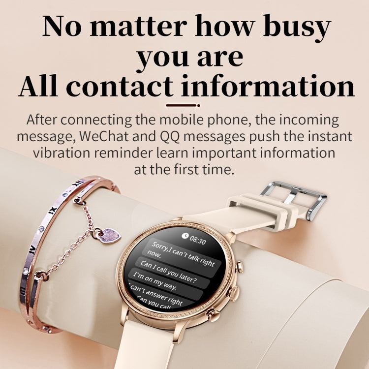 V60 1.39 Inch Health Monitoring Multifunctional Waterproof Bluetooth Call Smart Watch, Color: Silver - Smart Watches by PMC TechLife | Online Shopping South Africa | PMC TechLife | Buy Now Pay Later Mobicred