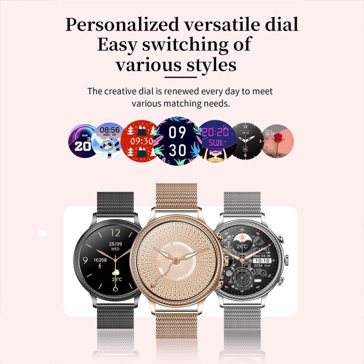 V60 1.39 Inch Health Monitoring Multifunctional Waterproof Bluetooth Call Smart Watch, Color: Rose Red - Smart Watches by PMC TechLife | Online Shopping South Africa | PMC TechLife | Buy Now Pay Later Mobicred