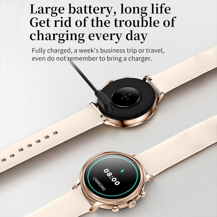 V60 1.39 Inch Health Monitoring Multifunctional Waterproof Bluetooth Call Smart Watch, Color: Rose Red - Smart Watches by PMC TechLife | Online Shopping South Africa | PMC TechLife | Buy Now Pay Later Mobicred
