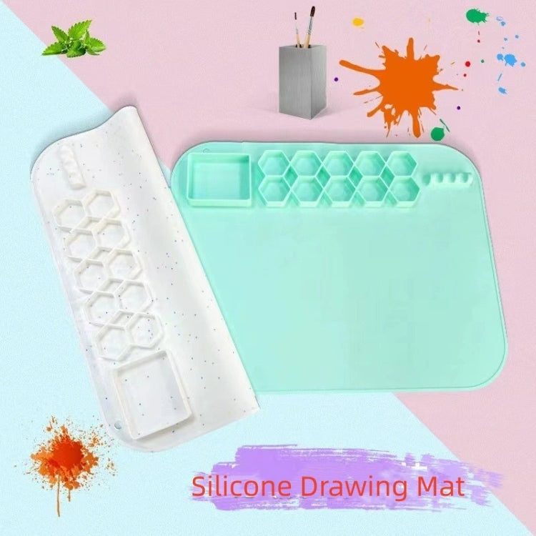 40 x 50cm Square Silicone Painting Pad  Art Mat for Drawing Clay(Color) - free shipping - PMc TechLife - Order now!