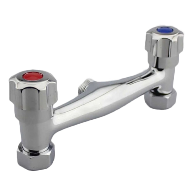 In-wall Dual Control Hot And Cold Water Faucet Bathroom Mixer Valve Shower Faucet, Specification: With Corner - Faucets & Accessories by PMC TechLife | Online Shopping South Africa | PMC TechLife | Buy Now Pay Later Mobicred