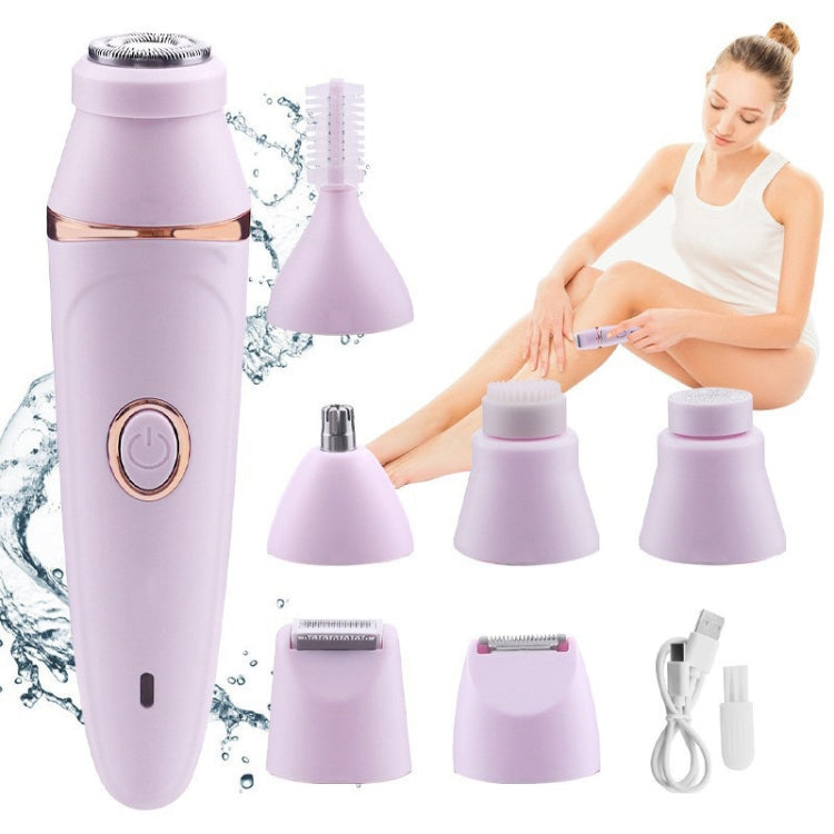 7 In 1 Multifunction Women Shaver USB Charging Epilator Eyebrow Trimmer(Pink) - free shipping - PMC TechLife - Order now!