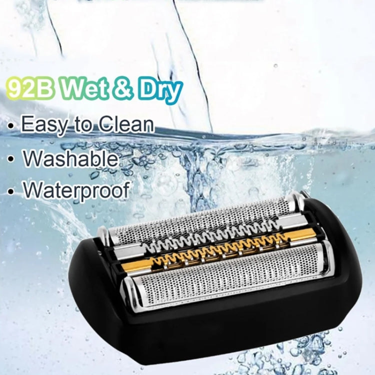 For Braun  Series 9 Electric Shaver Replacement Blade Gold Foil Style 92B Without Text - Accessories by PMC TechLife | Online Shopping South Africa | PMC TechLife | Buy Now Pay Later Mobicred