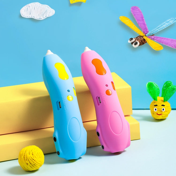 Infrared Sensing Low-temperature 3D Printing Pen Children DIY Graffiti Painting Pen(1000 mAh-Pink) - 3D Printer by PMC TechLife | Online Shopping South Africa | PMC TechLife | Buy Now Pay Later Mobicred