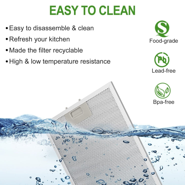 2pcs  W10169961A  Range Hood Filter for Whirlpool, Ikea, Kitchen Aid, Jenn Air 305 x 267 x 9mm - Range Hoods & Accessories by PMc TechLife | Online Shopping South Africa | PMc TechLife | Buy Now Pay Later Mobicred