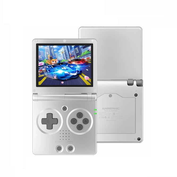 ANBERNIC RG35XXSP 3.5'' IPS Screen Flip Handheld Console Linux System WIFI Retro Video Game Player  64G(Silver) - Pocket Console by ANBERNIC | Online Shopping South Africa | PMC Jewellery | Buy Now Pay Later Mobicred