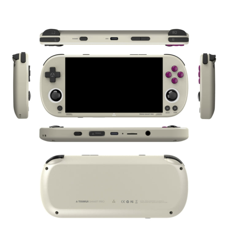 Trimui Smart Pro 4.96 Inch IPS Screen Handheld Game Console Open Source Linux System 64G(Grey) - Pocket Console by Trimui | Online Shopping South Africa | PMC Jewellery | Buy Now Pay Later Mobicred