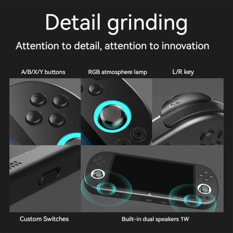 Trimui Smart Pro 4.96 Inch IPS Screen Handheld Game Console Open Source Linux System 128G(White) - free shipping - PMC Jewellery - Order now!