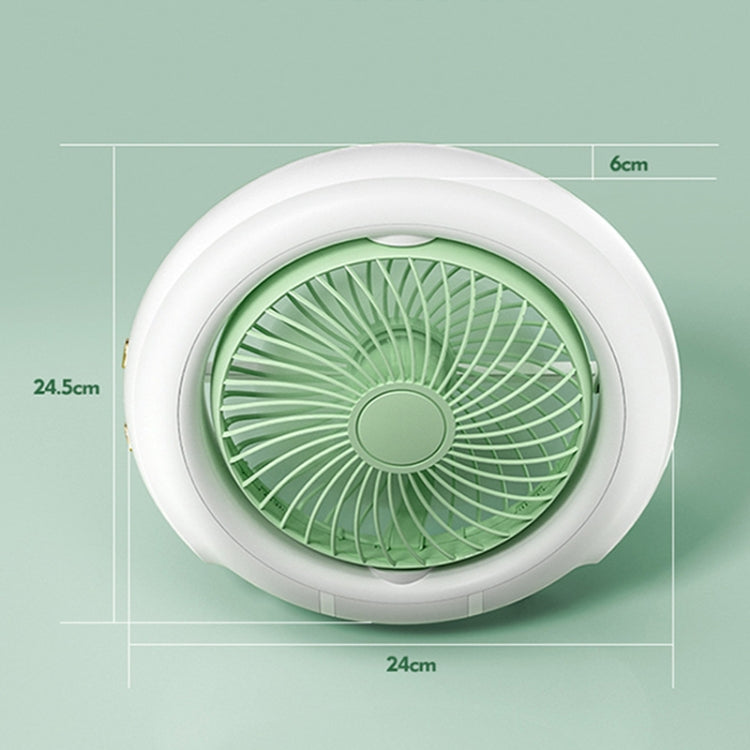 Night Light Desktop Folding Fan Outdoor Camping Hanging Mini Fan, Color: Green Basic - Electric Fans by PMC Jewellery | Online Shopping South Africa | PMC Jewellery | Buy Now Pay Later Mobicred