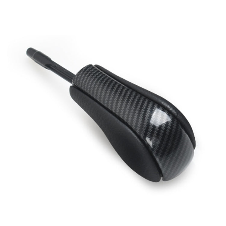 For BMW E Chassis Gear Lever Head, Universal For Left And Right Driving, Style: 1/3 Series Z4 Round Head Carbon Fiber Pattern - Shift Knob by PMC Jewellery | Online Shopping South Africa | PMC Jewellery | Buy Now Pay Later Mobicred