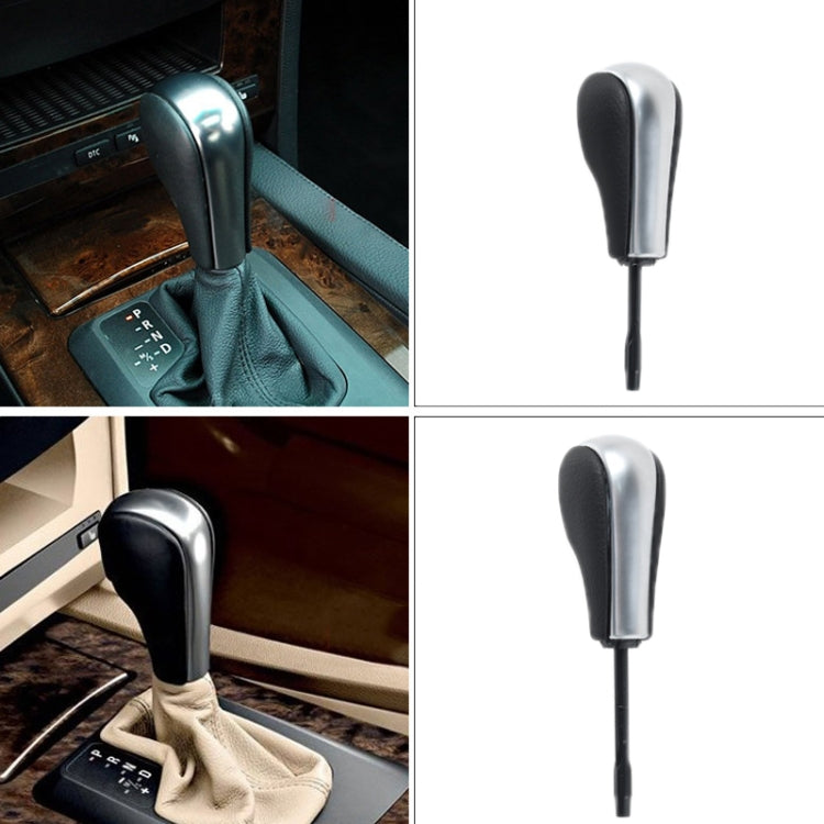 For BMW E Chassis Gear Lever Head, Universal For Left And Right Driving, Style: 1/3 Series Z4 Round Head Silver - Shift Knob by PMC Jewellery | Online Shopping South Africa | PMC Jewellery | Buy Now Pay Later Mobicred