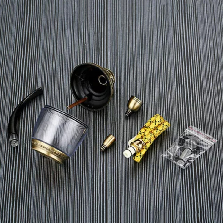 HENGDA HD-806 Dual Purpose Multifunctional Filtered Hookah With Long Hose(Gold) - Hookah Accessories by HENGDA | Online Shopping South Africa | PMC TechLife | Buy Now Pay Later Mobicred