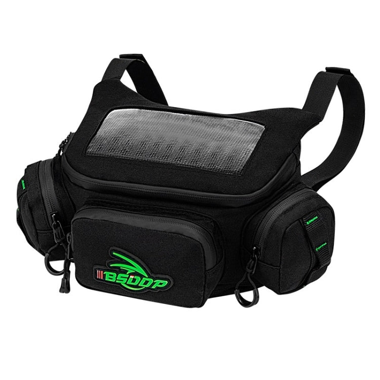 BSDDP Motorcycle Front Bag Waterproof Multifunctional Riding Waist Bag(Green Label) - Bags & Luggages by BSDDP | Online Shopping South Africa | PMC Jewellery | Buy Now Pay Later Mobicred