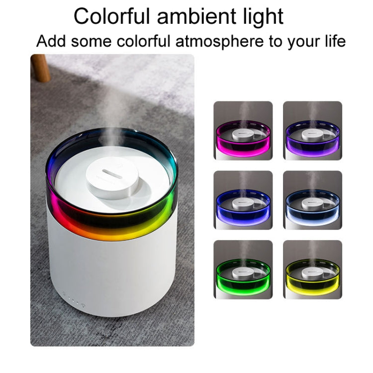 H10 Home Portable Office Aromatherapy Diffuser Running Horse Night Light Large Fog Humidifier(Black) - free shipping - PMC TechLife - Order now!