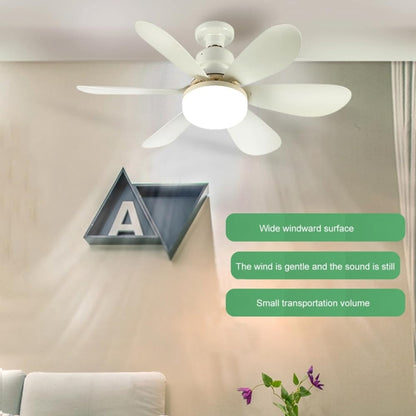 Home Small Fan Light E27 Snail Mouth Suspension Fan Lamp, Size: 520x185mm 40W Matcha Green(Remote Control Without Base) - Electric Fans by PMC Jewellery | Online Shopping South Africa | PMC Jewellery | Buy Now Pay Later Mobicred