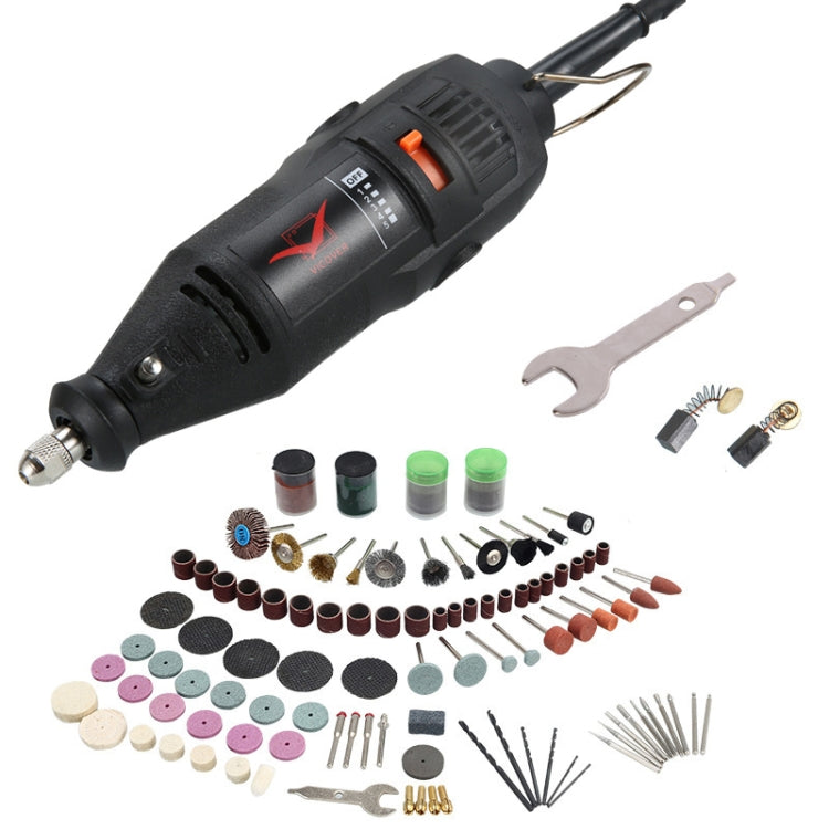 VICOVER Small Adjustable Speed Electrical Grinder Set Jade Carving Pen Polishing Tool EU Plug, Model: 147pcs Parts - Abrasive Tools & Accessories by VICOVER | Online Shopping South Africa | PMC Jewellery | Buy Now Pay Later Mobicred