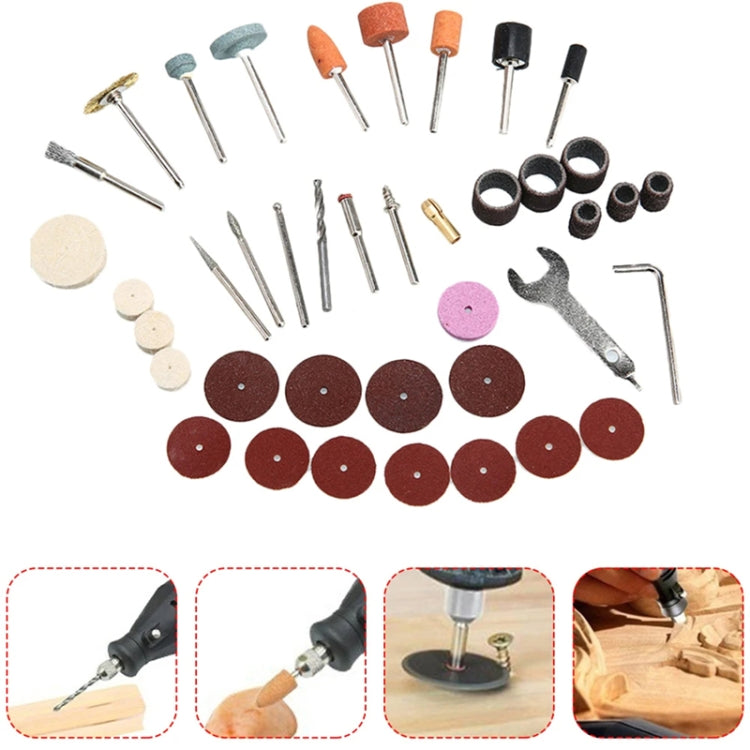 VICOVER Small Adjustable Speed Electrical Grinder Set Jade Carving Pen Polishing Tool EU Plug, Model: 40pcs Parts+Soft Shaft - Abrasive Tools & Accessories by VICOVER | Online Shopping South Africa | PMC TechLife | Buy Now Pay Later Mobicred