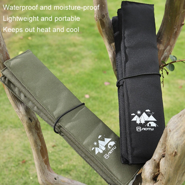 AOTU AT6225 Portable Waterproof Picnic Cushion Moisture-Proof Camping Cushion Thickened Outdoor Beach Travel Folding Small Cushion, Color: 4 Fold Khaki - Camping Mats by AOTU | Online Shopping South Africa | PMC TechLife | Buy Now Pay Later Mobicred