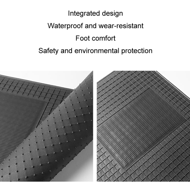 4pcs/Set Car PVC Anti-slip Waterproof Durable Floor Mats(Square) - Floor Mats by PMC Jewellery | Online Shopping South Africa | PMC Jewellery | Buy Now Pay Later Mobicred