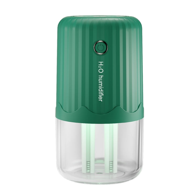 T06 Large-Capacity Atmosphere Night Light Household Dual Spray Air Humidifier, Color: Green Plug-in - free shipping - PMC TechLife - Order now!