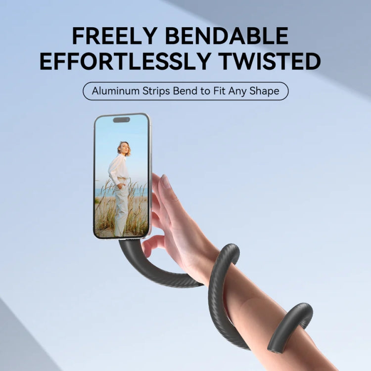 TELESIN P3-FM-01 Flexible Magnetic Fast Disassembly Magsafe Mobile Phone Bracket Sports Camera Entangled Fixed Holder(Blue) - Stand by TELESIN | Online Shopping South Africa | PMC TechLife | Buy Now Pay Later Mobicred