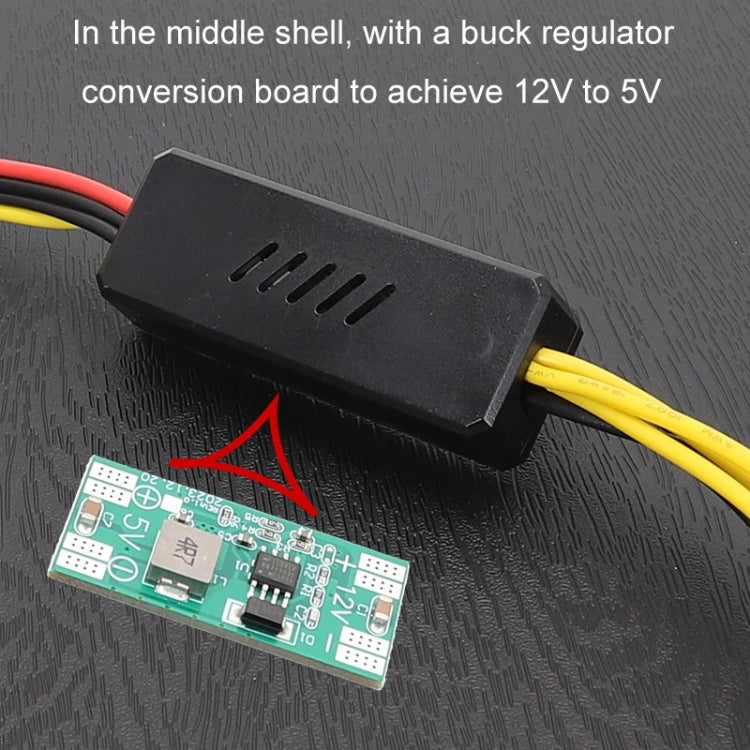 Adapter DC 5.5 x 2.5mm To Hard Disk Power Supply Cable, Model: DC To 4Pin One To Three - eSATA & SATA & IDE by PMC TechLife | Online Shopping South Africa | PMC TechLife | Buy Now Pay Later Mobicred
