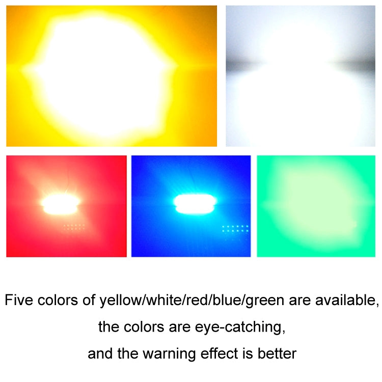 6pcs 12-Bead LED Flashing Warning Lights Motorcycle RV Signal Lights(Yellow Light) - Clearance Lights by PMC TechLife | Online Shopping South Africa | PMC TechLife | Buy Now Pay Later Mobicred