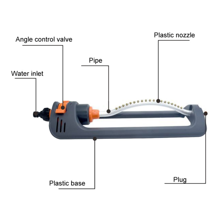 Automatic Swing Sprinkler Garden Lawn Watering Nozzle Garden Sprinkler Nozzle(19 Holes) - free shipping - PMc TechLife - Order now!