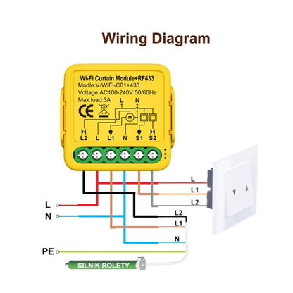 ZigBee Graffiti Curtain Switch On / Off Module - Smart Switch by PMC Jewellery | Online Shopping South Africa | PMC Jewellery | Buy Now Pay Later Mobicred