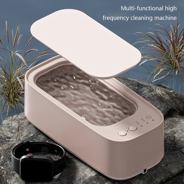 Electrical Ultrasonic Cleaner 3-speed Timing Jewelry Watches Braces Eyeglasses Cleaning Device(Pink) - free shipping - PMc TechLife - Order now!