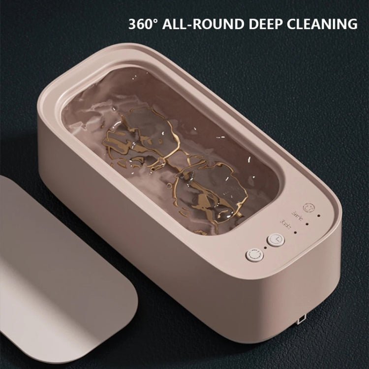 Electrical Ultrasonic Cleaner 3-speed Timing Jewelry Watches Braces Eyeglasses Cleaning Device(Pink) - free shipping - PMc TechLife - Order now!