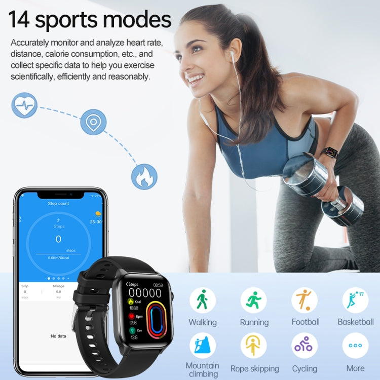 T12Pro 1.85-inch IP67 Waterproof Sports Health Monitoring Bluetooth Call Smart Watch(Pink) - Smart Watches by PMC Jewellery | Online Shopping South Africa | PMC Jewellery | Buy Now Pay Later Mobicred