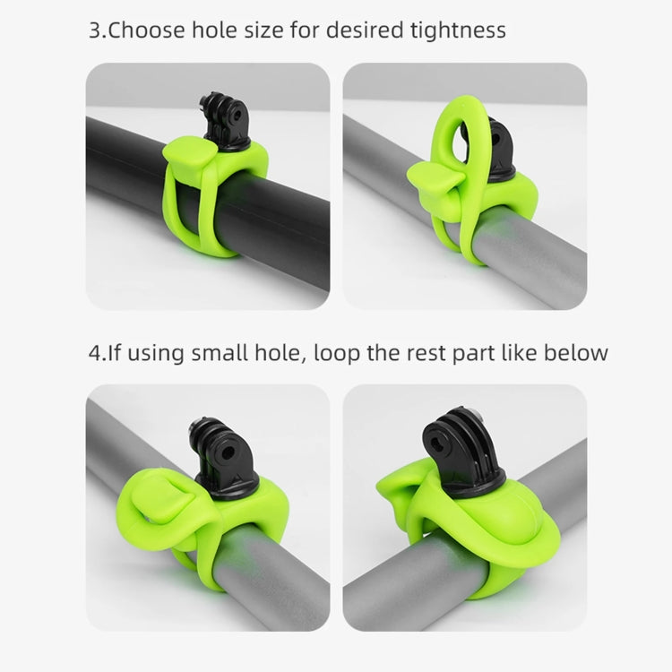 TELESIN TLQ-005 Elastic Quick Release Stand Multi-functional Fixed Silicone Strap Accessories(Grey) - free shipping - PMC TechLife - Order now!
